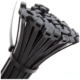 Black nylon cable ties